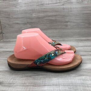 Vionic Flip Flop Sandals Womens 8 Lucia Slip On Thong Comfort Shoes